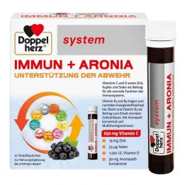 Doppelherz systeem Immune+Aronia ampullen, 10 stuks