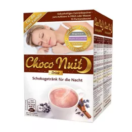 CHOCO NUIT Goedenacht Chocolade Drinkpoeder, 20 stuks