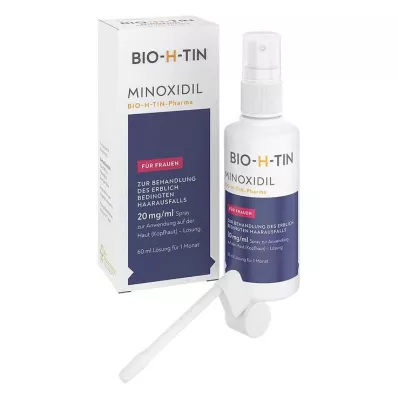 MINOXIDIL BIO-H-TIN Pharma 20 mg/ml Spray Lsg., 60 ml MINOXIDIL BIO-H-TIN Pharma 20 mg/ml Spray Lsg., 60 ml