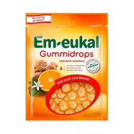 EM-EUKAL Gember sinaasappel suiker gom druppels, 90 g