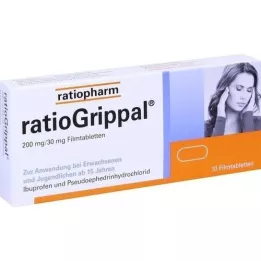 RATIOGRIPPAL 200 mg/30 mg filmomhulde tabletten, 10 st