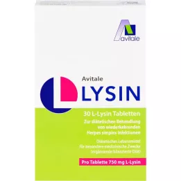 L-LYSIN 750 mg tabletten, 30 st