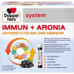 DOPPELHERZ Immun+Aronia systeemampullen, 30 stuks
