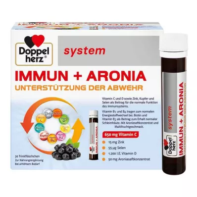 Doppelherz systeem Immune+Aronia ampullen, 30 stuks Doppelherz systeem Immune+Aronia ampullen, 30 stuks