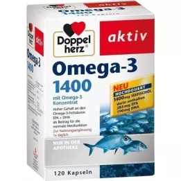 DOPPELHERZ Omega-3 1.400 capsules, 120 stuks