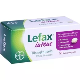 LEFAX intensieve vloeibare capsules 250 mg simeticon, 50 stuks
