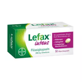 LEFAX intensieve vloeibare capsules 250 mg simeticon, 50 stuks