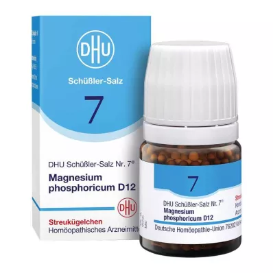 DHU Schüßlerzout nr. 7 Magnesiumfosforicum D12-bolletjes, 10 g DHU Schüßlerzout nr. 7 Magnesiumfosforicum D12-bolletjes, 10 g