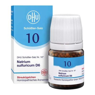 BIOCHEMIE DHU 10 Natrium sulphuricum D 6 bolletjes, 10 g BIOCHEMIE DHU 10 Natrium sulphuricum D 6 bolletjes, 10 g