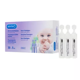ALVITA fysiologische zoutoplossing ampullen, 30X5 ml