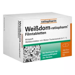 WEISSDORN-RATIOPHARM Filmomhulde tabletten, 100 stuks