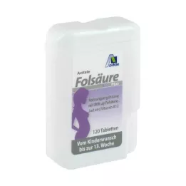 FOLSÄURE 800 Plus B12+Jodium Tabletten, 120 Capsules