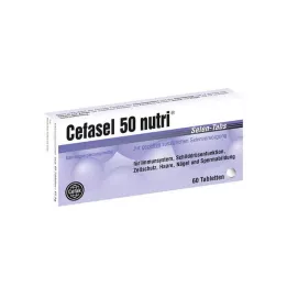CEFASEL 50 nutri selenium tabs, 60 stuks