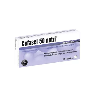 Cefasel 50 nutri-seleniumtabletten, 60 st