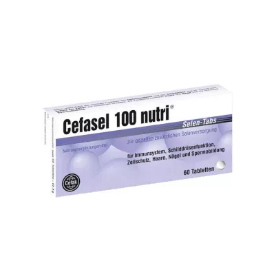 CEFASEL 100 nutri selenium tabs, 60 stuks