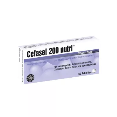 Cefasel 200 nutri-seleniumtabletten, 60 st Cefasel 200 nutri-seleniumtabletten, 60 st
