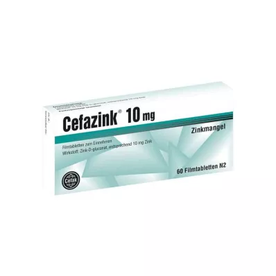 CEFAZINK 10 mg filmomhulde tabletten, 60 stuks CEFAZINK 10 mg filmomhulde tabletten, 60 stuks