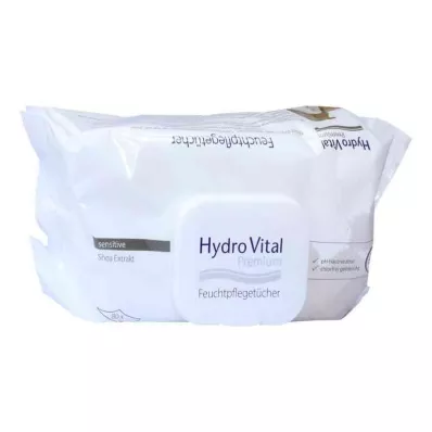 HYDROVITAL Natte doekjes met karité, 80 stuks