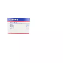 CUTISORB Absorberende kompressen steriel 10x20 cm, 25 stuks