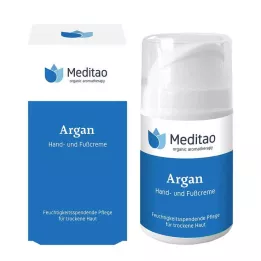 Meditao Argan hand- en voetcrème, 50 ml