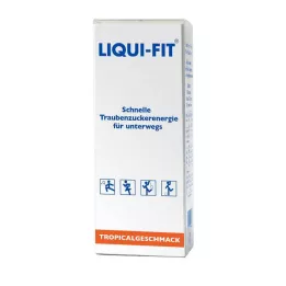 LIQUI FIT Vloeibare suikeroplossing Tropisch zakje, 12 stuks