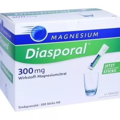 MAGNESIUM DIASPORAL 300 mg korrels, 100 stuks