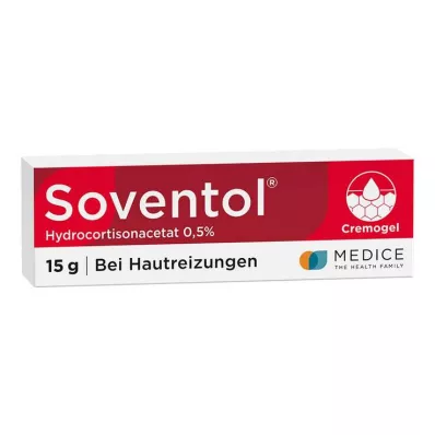 SOVENTOL Hydrocortisonacetaat 0,5% crème, 15 g SOVENTOL Hydrocortisonacetaat 0,5% crème, 15 g