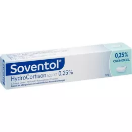 SOVENTOL Hydrocortisonacetaat 0,25% crème, 50 g