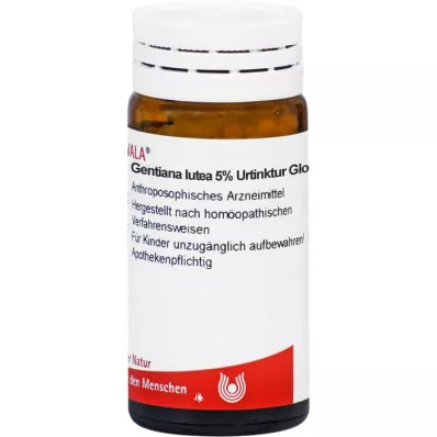 GENTIANA LUTEA 5% moedertinctuur globuli velati, 20 g