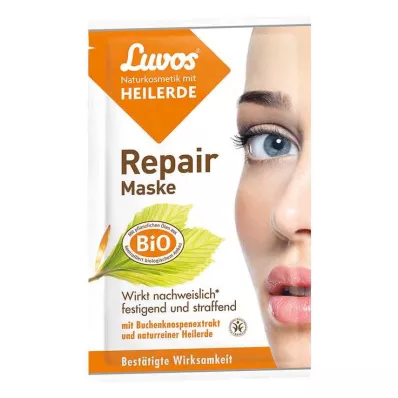 Luvos Naturkosmetik Helend Klei Reparatiemasker, 2X7,5 ml Luvos Naturkosmetik Helend Klei Reparatiemasker, 2X7,5 ml