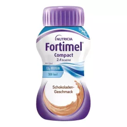 FORTIMEL Compact 2.4 Chocoladesmaak, 4X125 ml