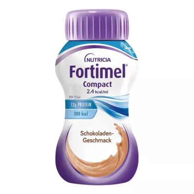 Fortimel Compact 2.4 chocoladesmaak, 4X125 ml