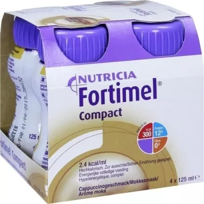 FORTIMEL Compact 2.4 Cappuccinosmaak, 4X125 ml