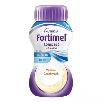 FORTIMEL Compact 2.4 Vanillesmaak, 4X125 ml
