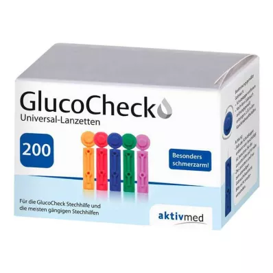 Gluco Check lancetten universeel, 200 stuks