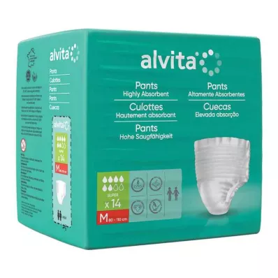 ALVITA Incontinentiebroekje super medium, 14 stuks