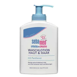 SEBAMED BABY &amp; KIND Waslotion huid &amp; Haar, 200 ml