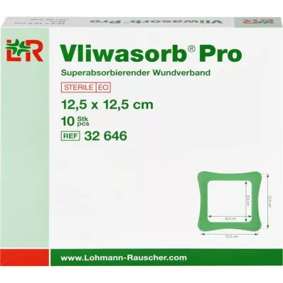 VLIWASORB Pro superabsorb.comp.steriel 12,5x12,5 cm, 10 st