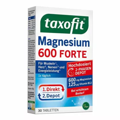 TAXOFIT Magnesium 600 FORTE Depot tabletten, 30 stuks