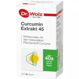 CURCUMIN EXTRAKT 45 Dr.Wolz capsules, 90 stuks