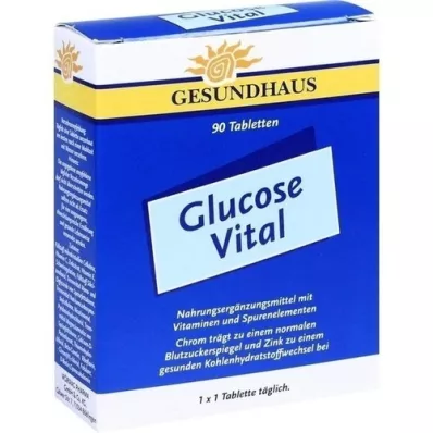 GESUNDHAUS Glucose Vital tabletten, 90 stuks