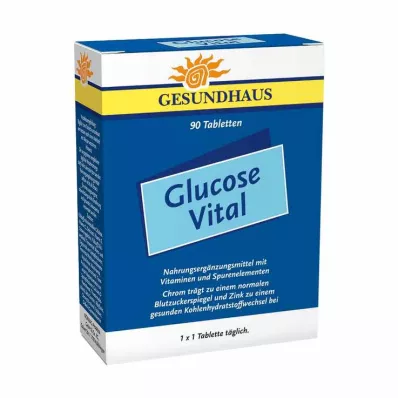 GESUNDHAUS Glucose Vital tabletten, 90 stuks GESUNDHAUS Glucose Vital tabletten, 90 stuks