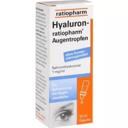 HYALURON-RATIOPHARM Oogdruppels, 10 ml