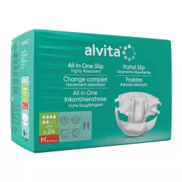 ALVITA Alles-in-één incontinentiebroekje super medium dag, 24 stuks