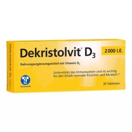 DEKRISTOLVIT D3 2.000 I.U. tabletten, 30 st