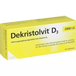 DEKRISTOLVIT D3 2.000 I.U. tabletten, 60 st