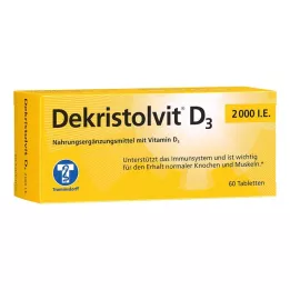 DEKRISTOLVIT D3 2.000 I.U. tabletten, 60 st