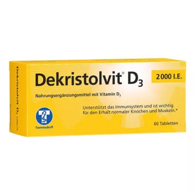 DEKRISTOLVIT D3 2.000 I.U. tabletten, 60 st