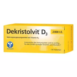 DEKRISTOLVIT D3 2.000 I.U. tabletten, 120 st