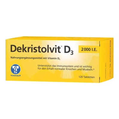 DEKRISTOLVIT D3 2.000 I.U. tabletten, 120 st